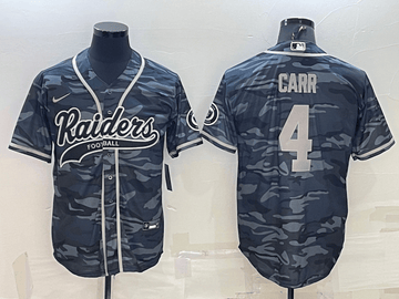 Derek Carr Las Vegas Raiders grey Camo jersey
