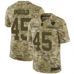Alec Ingold Las Vegas Raiders camo Salute To Service jersey