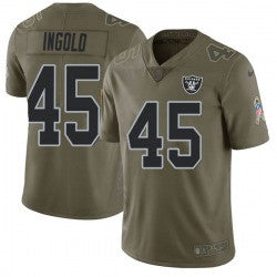 Alec Ingold Las Vegas Raiders green Salute To Service jersey