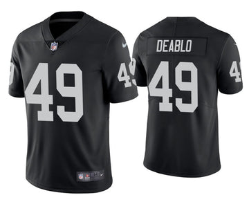 Divine Deablo Draft Las Vegas Raiders black Vapor jersey