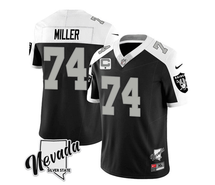 Kolton Miller Las Vegas Raiders black jersey