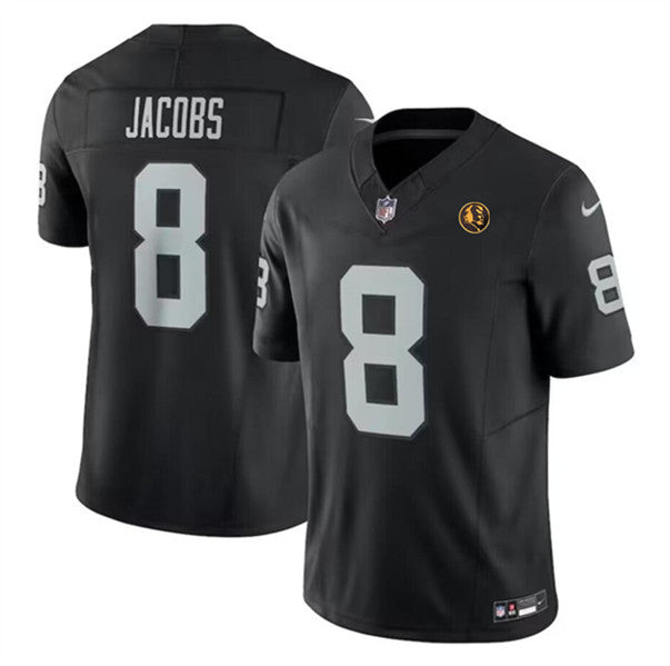 Josh Jacobs Las Vegas Raiders black Vapor jersey