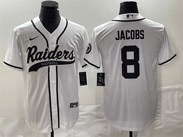 Josh Jacobs Las Vegas Raiders white jersey
