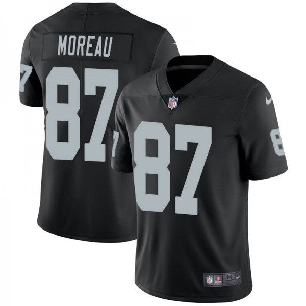 Foster Moreau Las Vegas Raiders black Vapor jersey