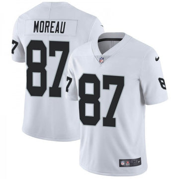 Foster Moreau Las Vegas Raiders white Vapor jersey
