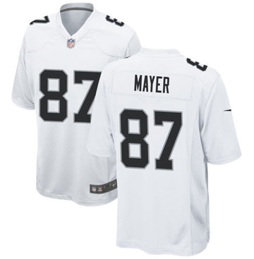 Michael Mayer Las Vegas Raiders white Game jersey