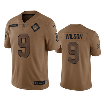 Tyree Wilson Las Vegas Raiders brown Salute To Service jersey