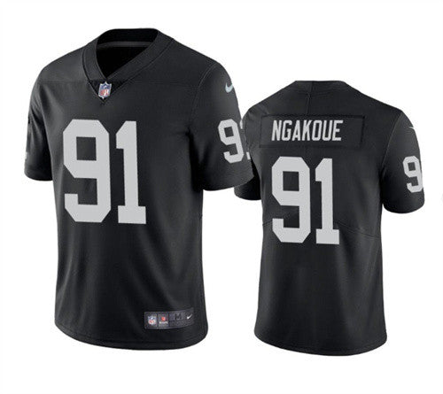 Yannick Ngakoue Las Vegas Raiders black Vapor jersey