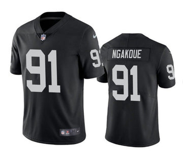 Yannick Ngakoue Las Vegas Raiders black Vapor jersey
