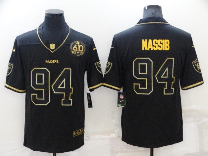 Carl Nassib Las Vegas Raiders black Limited jersey