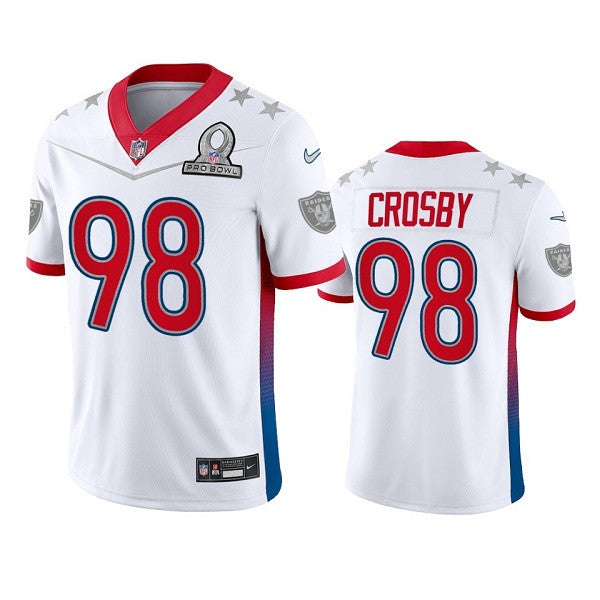 Maxx Crosby Las Vegas Raiders white jersey