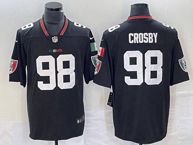 Maxx Crosby Las Vegas Raiders black Vapor jersey