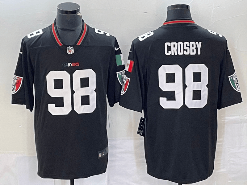 Maxx Crosby Las Vegas Raiders black Vapor jersey