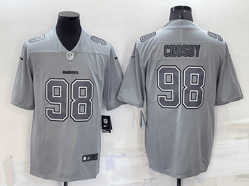 Maxx Crosby Las Vegas Raiders grey Vapor jersey