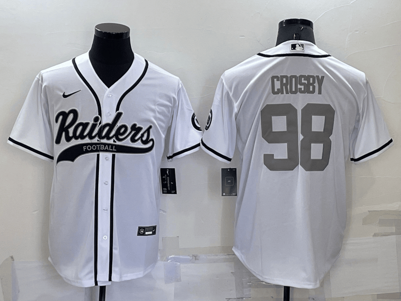 Maxx Crosby Las Vegas Raiders white jersey