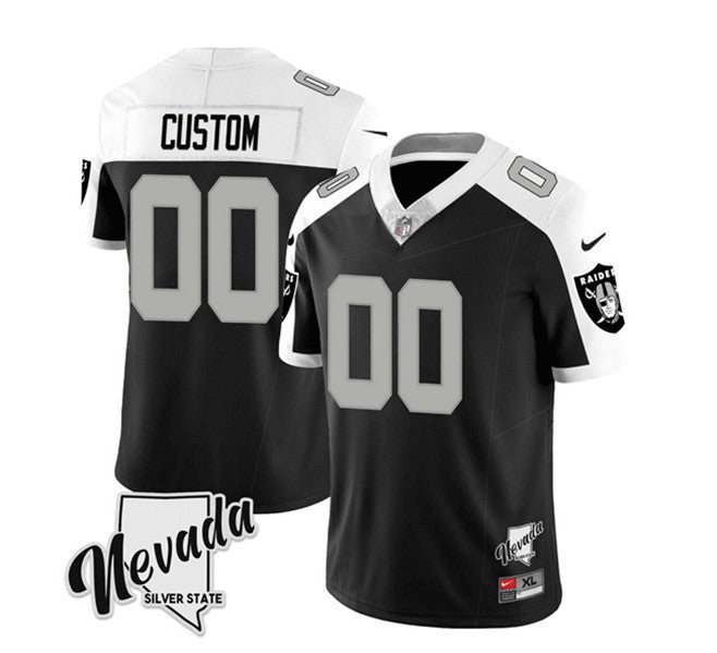 Custom Las Vegas Raiders black jersey