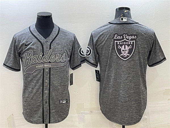 Las Vegas Raiders gray jersey