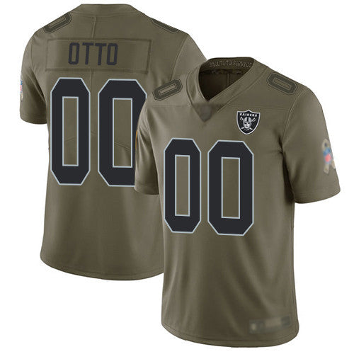 Las Vegas Raiders olive Salute To Service jersey