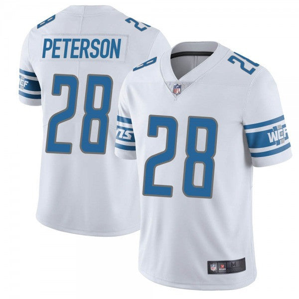 Adrian Peterson Detroit Lions white Vapor jersey