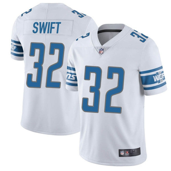 D'Andre Swift Detroit Lions white Vapor jersey