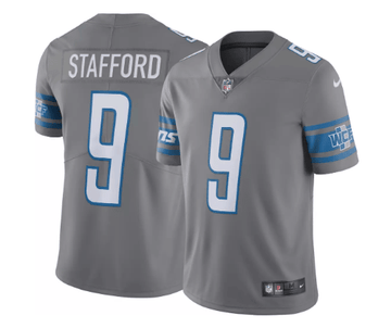 Matthew Stafford Detroit Lions gray Limited jersey