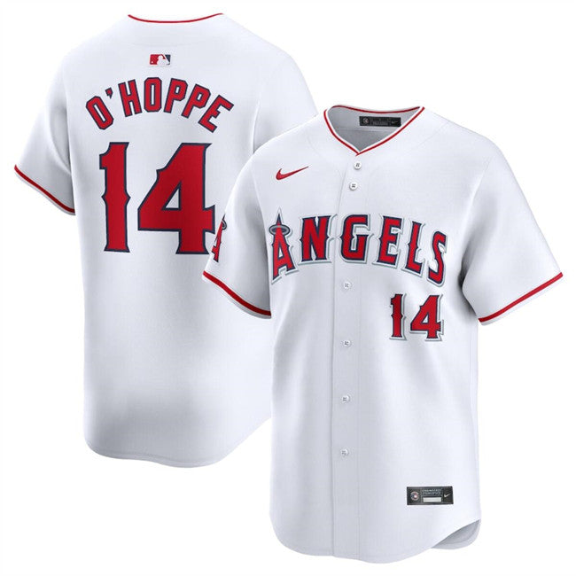 Logan O'Hoppe Los Angeles Angels white Limited jersey