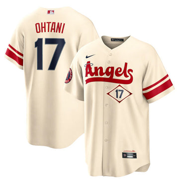 Shohei Ohtani Los Angeles Angels cream City Connect jersey