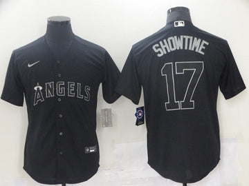 Shohei Ohtani Los Angeles Angels black jersey