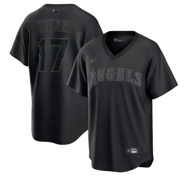 Shohei Ohtani Los Angeles Angels black Fashion jersey