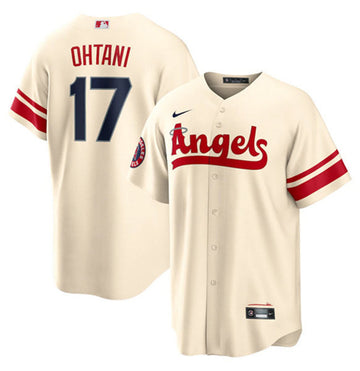 Shohei Ohtani Los Angeles Angels cream City Connect jersey