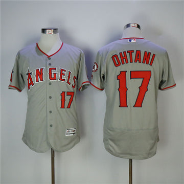 Shohei Ohtani Los Angeles Angels gray jersey