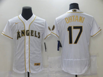 Shohei Ohtani Los Angeles Angels white jersey