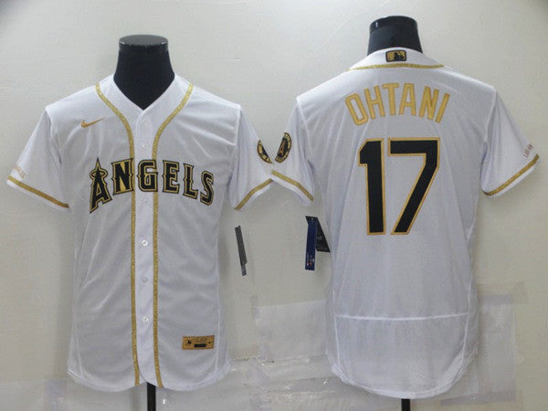 Shohei Ohtani Los Angeles Angels white jersey