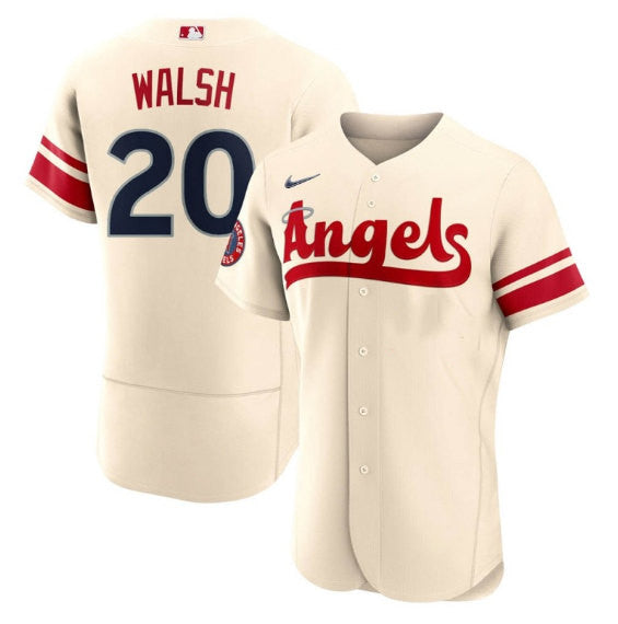 Jared Walsh Los Angeles Angels cream City Connect jersey