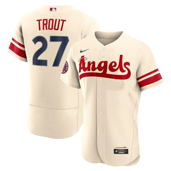 Mike Trout Los Angeles Angels cream City Connect jersey