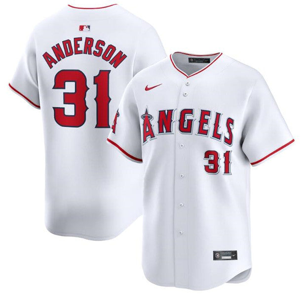Tyler Anderson Los Angeles Angels white Limited jersey