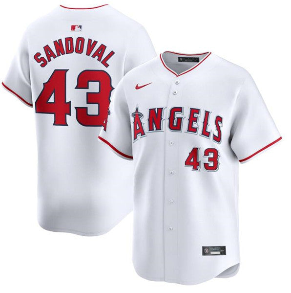 Patrick Sandoval Los Angeles Angels white Limited jersey