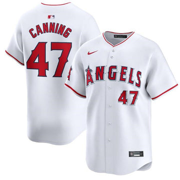 Griffin Canning Los Angeles Angels white Limited jersey