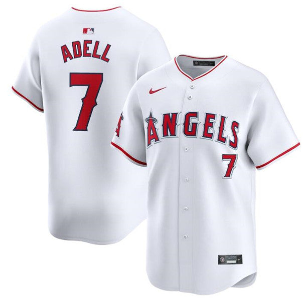 Jo Adell Los Angeles Angels white Limited jersey