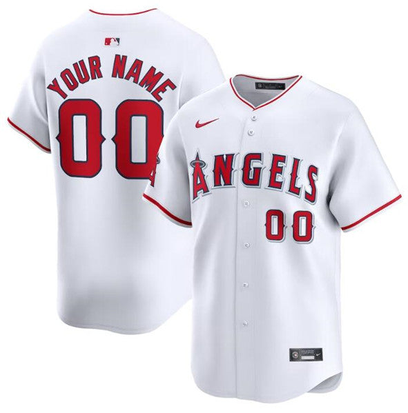 Custom Los Angeles Angels white Limited jersey