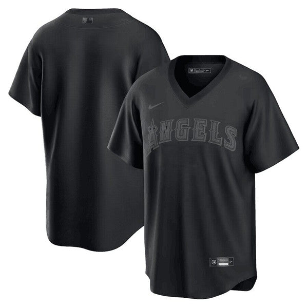 Los Angeles Angels black Fashion jersey