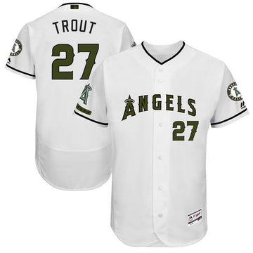 Los Angeles Angels white Authentic jersey