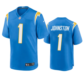 Quentin Johnston Los Angeles Chargers blue Game jersey
