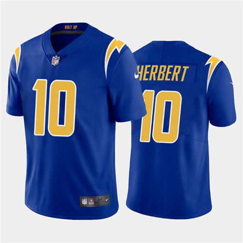 Justin Herbert Los Angeles Chargers royal Vapor jersey