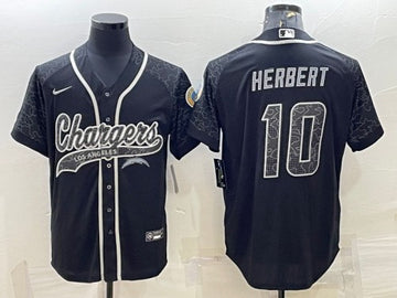 Justin Herbert Los Angeles Chargers black jersey