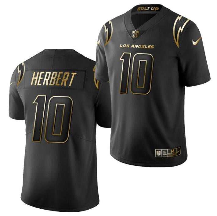 Justin Herbert Los Angeles Chargers golden Limited jersey