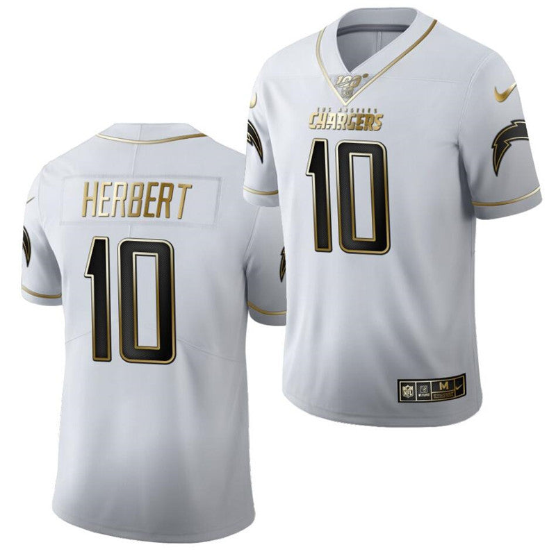 Justin Herbert Los Angeles Chargers golden Limited jersey
