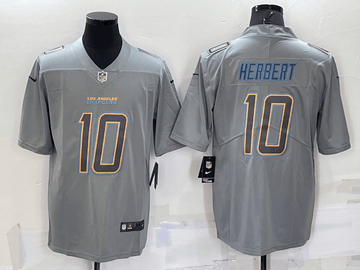 Justin Herbert Los Angeles Chargers grey Vapor jersey