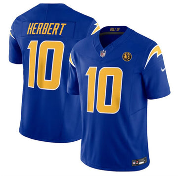 Justin Herbert Los Angeles Chargers royal Vapor jersey