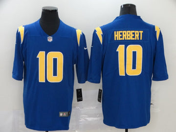 Justin Herbert Los Angeles Chargers royal Color Rush jersey